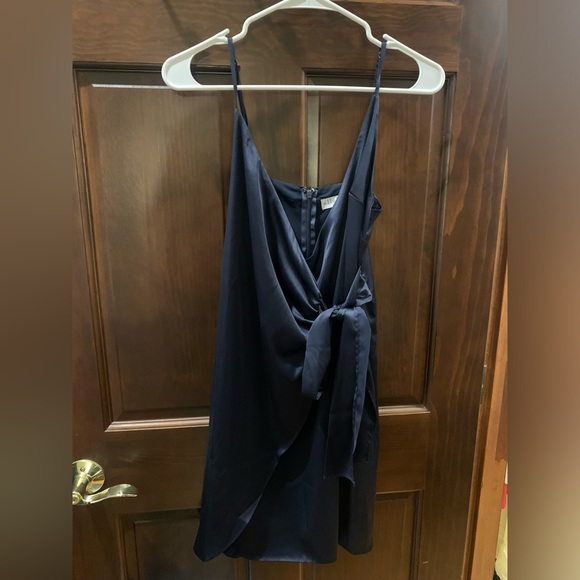 Navy Blue Elle Lauri wrap dress XS - Picture 1 of 4